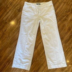 LAUREN RALPH LAUREN LRL Women’s Straight Leg White Jean Size 12